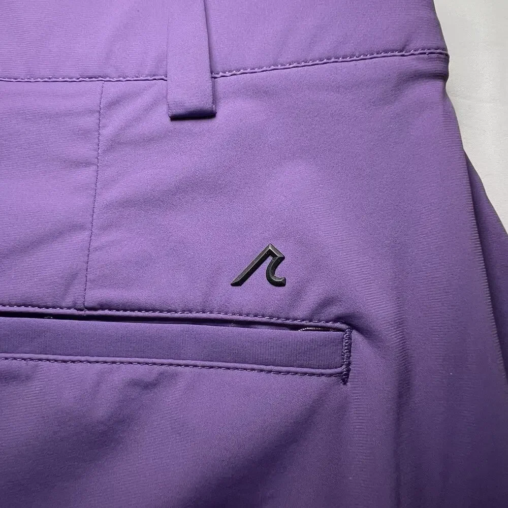 Redvanly Hanover Shorts Size L / 7” Loganberry Purple Pull On Golf Performance